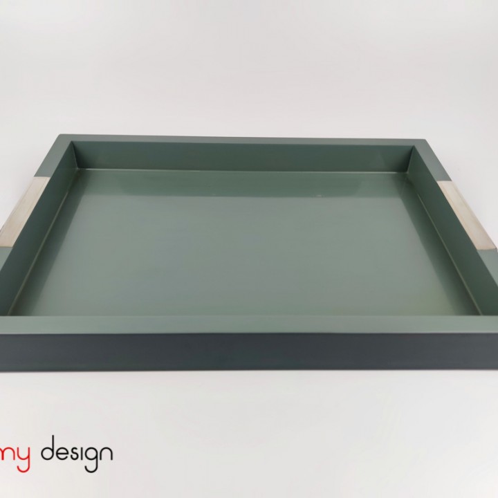 Plain rectangular lacquer tray  32*45cm